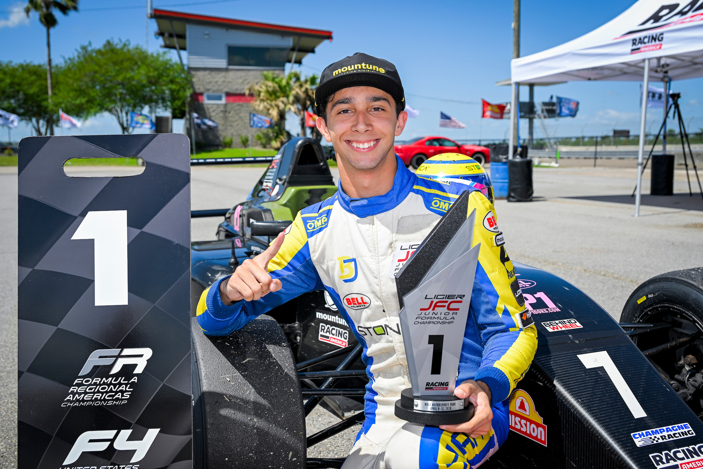 Edward Kennedy and Beckham Jacir Win Ligier JFC Race 1 at NOLA Opener