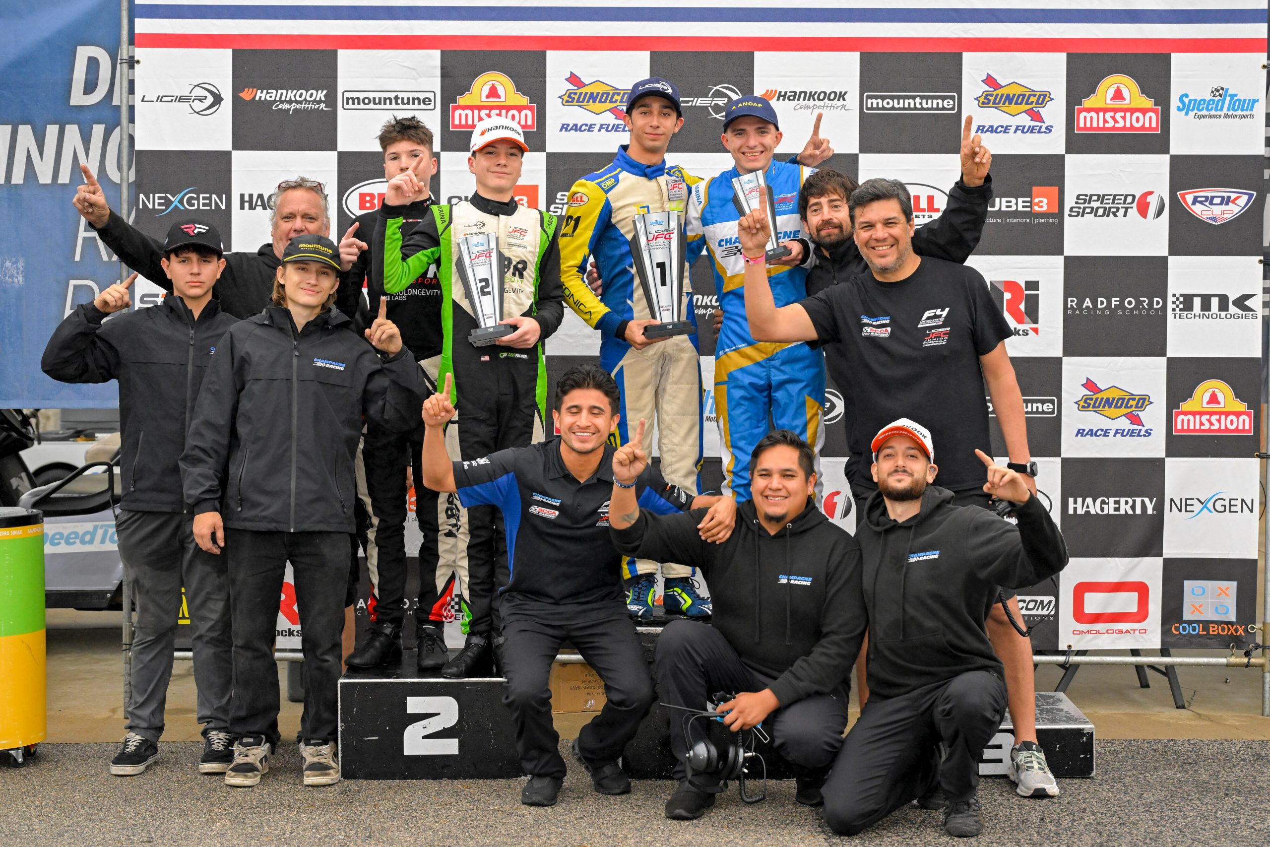Beckham Jacir Wins Barber Season Finale, as Champagne Racing Sweeps the Podium and Gastón Irazú Celebrates the Title