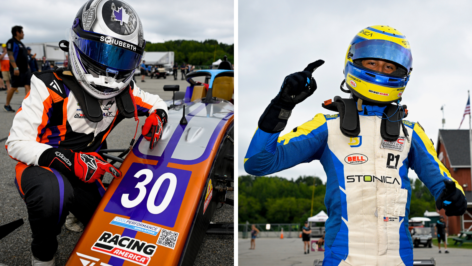 Edward Kennedy and Beckham Jacir Win Ligier JFC Race 1 at VIR