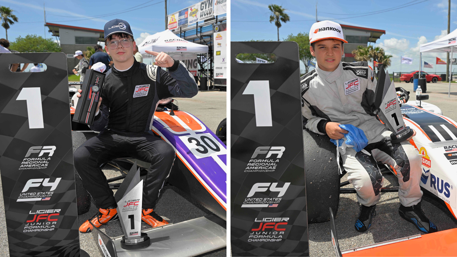 Edward Kennedy Sweeps Ligier JFC Gen. 2 at NOLA, While Lazaro Bainotti Earns First Ligier JFC Gen. 1 Win
